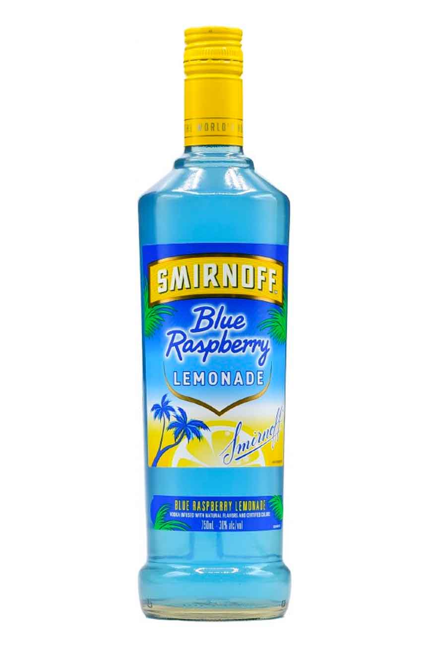 Smirnoff Blue Raspberry Vodka 75cl