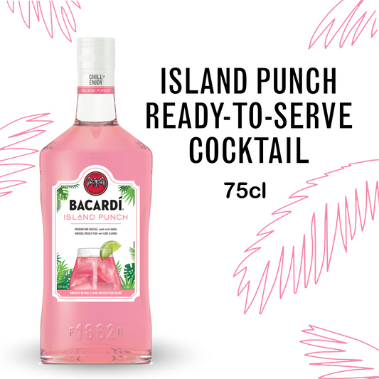 Bacardi Island Punch Rum Cocktail 75cl