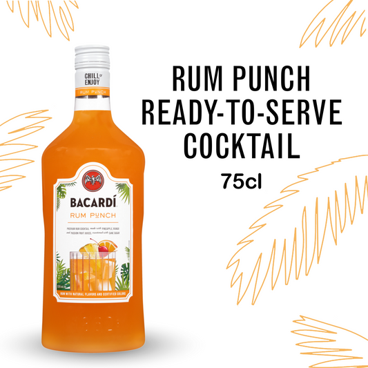 Bacardi Rum Punch Cocktail 75cl