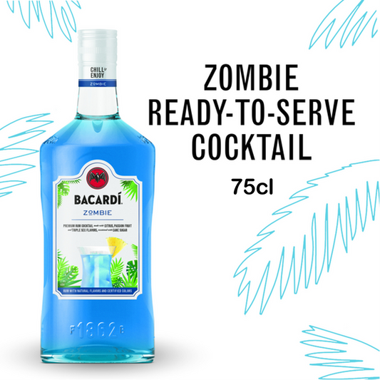 Bacardi Zombie Rum Cocktail 75cl